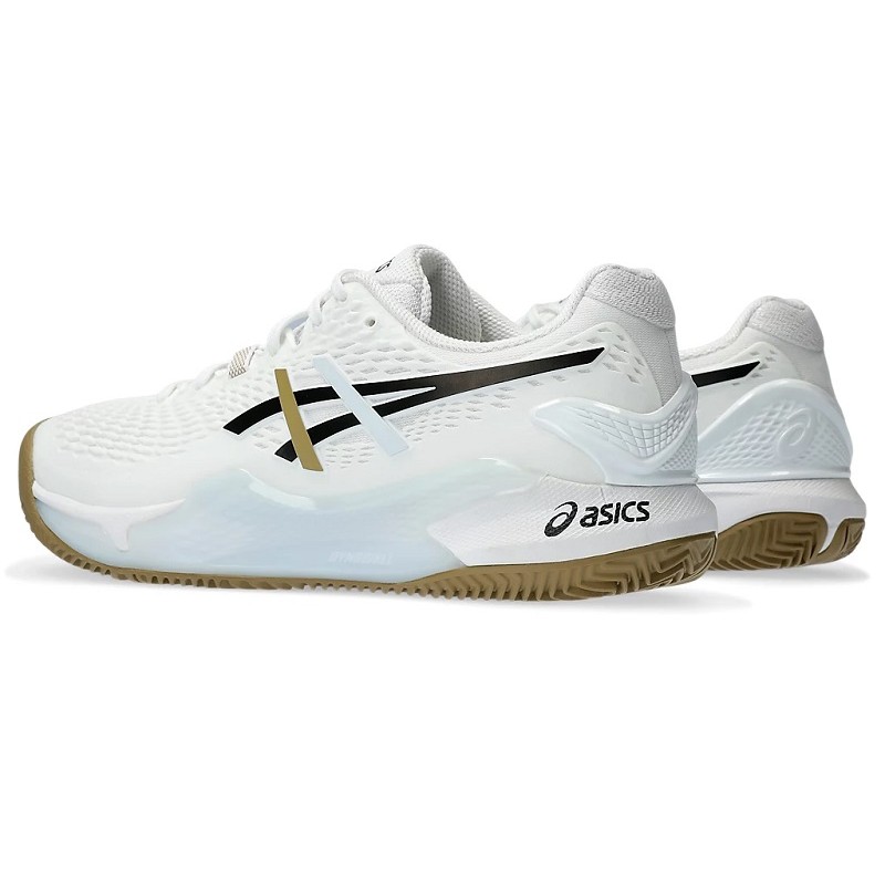 Asics Gel Resolution 9 Clay Boss White/Black