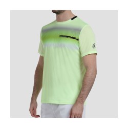 Camiseta Bullpadel Lacar Amarillo Flúor