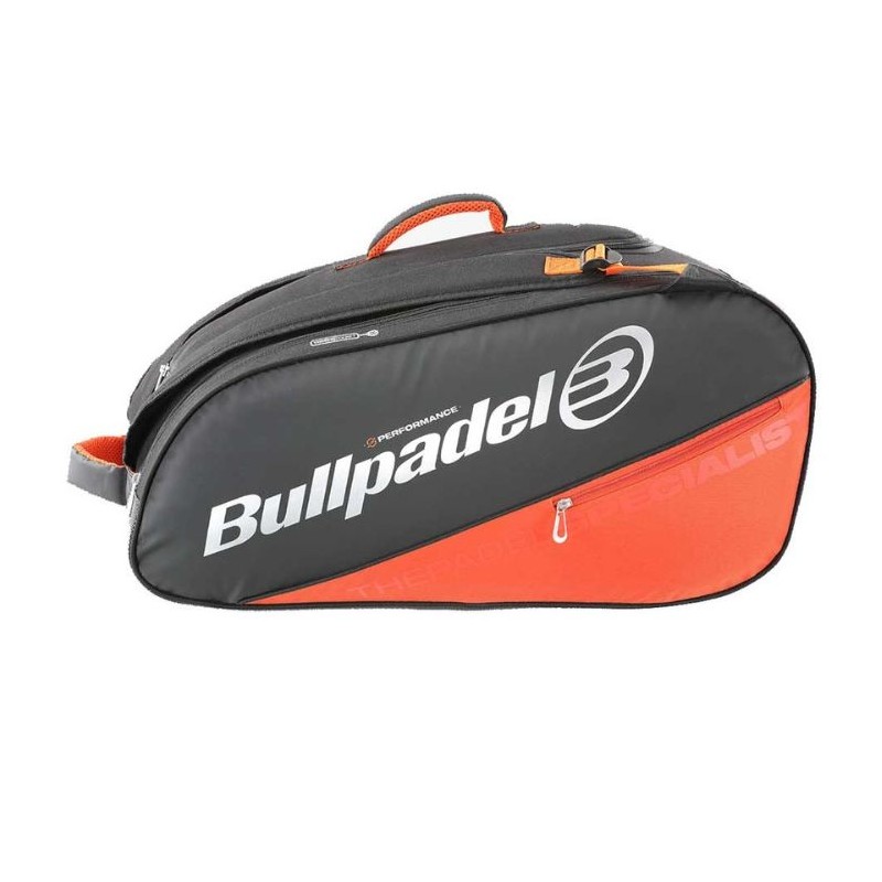 Paletero Bullpadel Performance Negro/Naranja