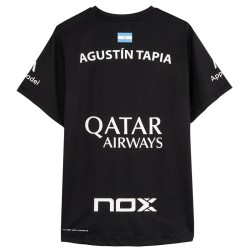 Camiseta Nox AT10 Agustín Tapia Negro