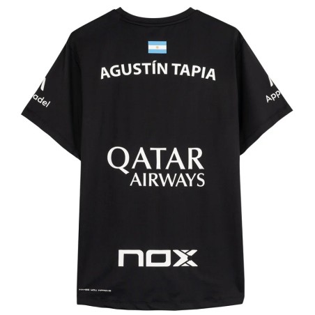 Camiseta Nox AT10 Agustín Tapia Negro