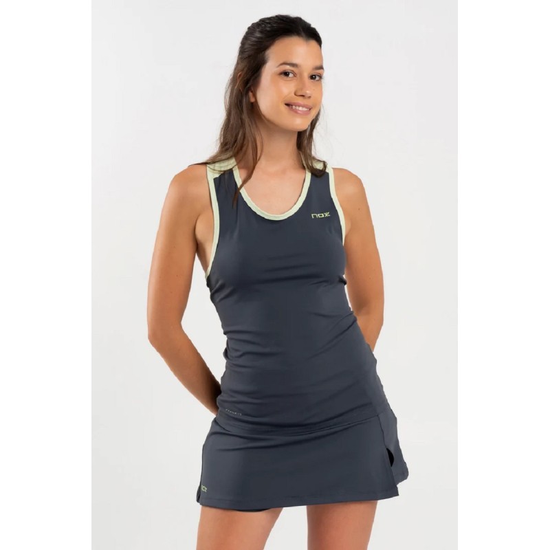 Camiseta Nox Pro Charcoal Grey Tirantes