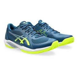 Asics Solution Swift FF 2 Clay Mako Blue/Safety Yellow