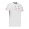 Camiseta Babolat Lebrón Algodón Blanco/Rosa
