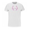 Camiseta Babolat Lebrón Algodón Blanco/Rosa