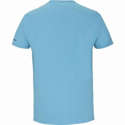 Camiseta Babolat Lebrón Algodón Cyan Blue