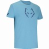 Camiseta Babolat Lebrón Algodón Cyan Blue