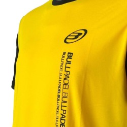 Camiseta Bullpadel Smash Amarillo Flúor