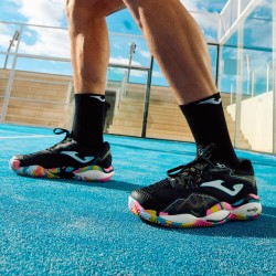 Zapatillas Joma Smash 25 Clay Negro/Multicolor Unisex
