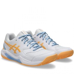 Asics Gel Dedicate 8 Padel White/Orange Glow