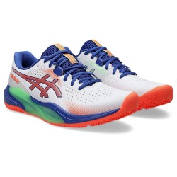 Asics Gel Challenger 15 Padel White/Vivid Coral