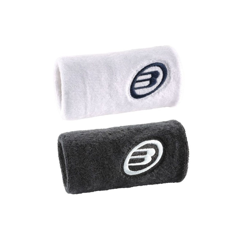 Muñequera Bullpadel Blanco/Negro