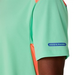 Camiseta Asics Court SS Menthol/Vivid Coral