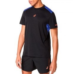 Camiseta Asics Court SS Black/Dark Cobalt