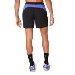 Short Asics Padel Court 7In Permance Black/Dark Cobalt